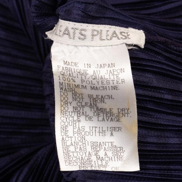 PLEATS PLEASE Pleated Chinese Pattern Tank Top Size 3