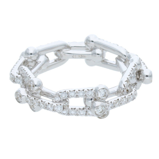 TIFFANY&Co. Hardware Small Link Pave Diamond Size ONE SIZE