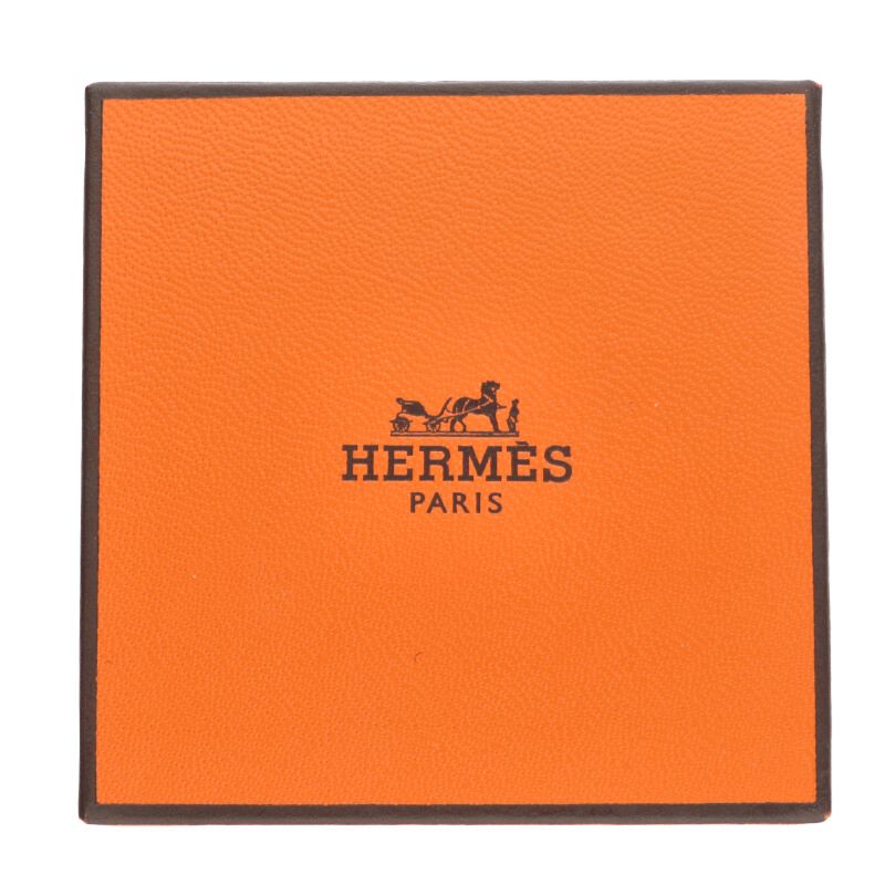 HERMES Osmose GM Silver Ring Size ONE SIZE