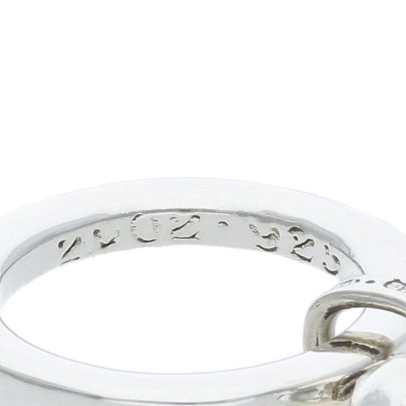 Chrome Hearts NTFL w Heart Motif Silver Ring Size ONE SIZE