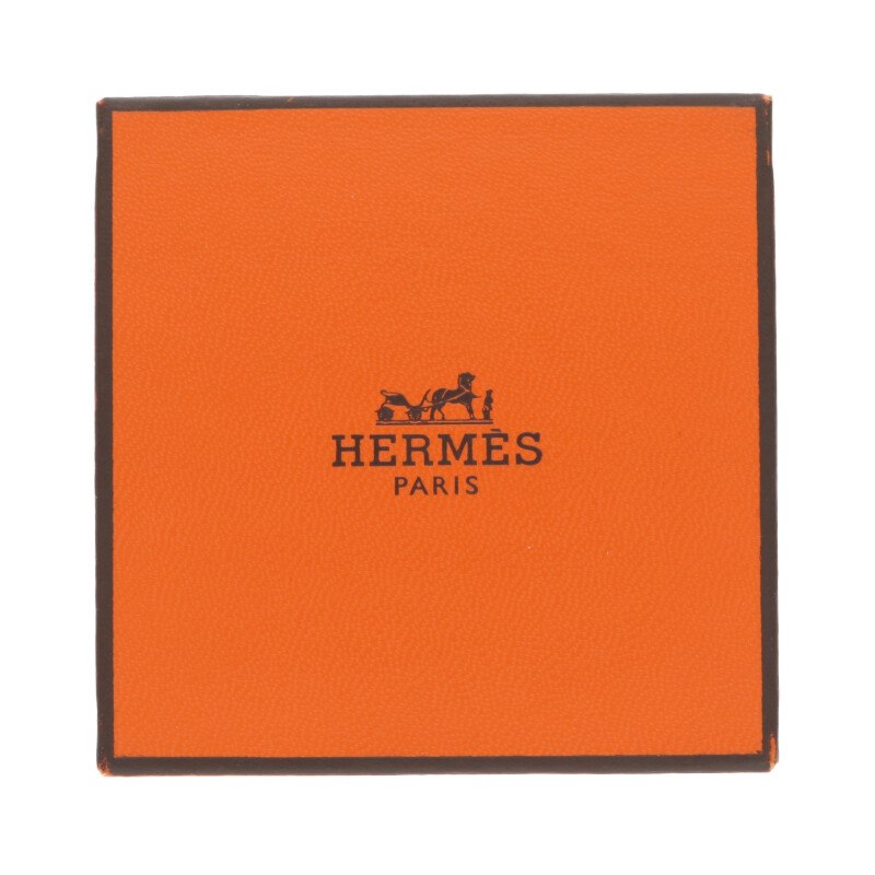 HERMES Croisette Sterling Silver Ring Size ONE SIZE