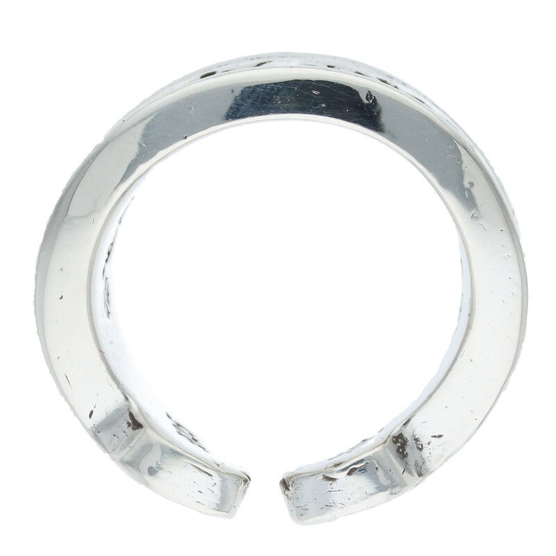 Chrome Hearts LG SCROLL LABEL Silver Ring Size ONE SIZE