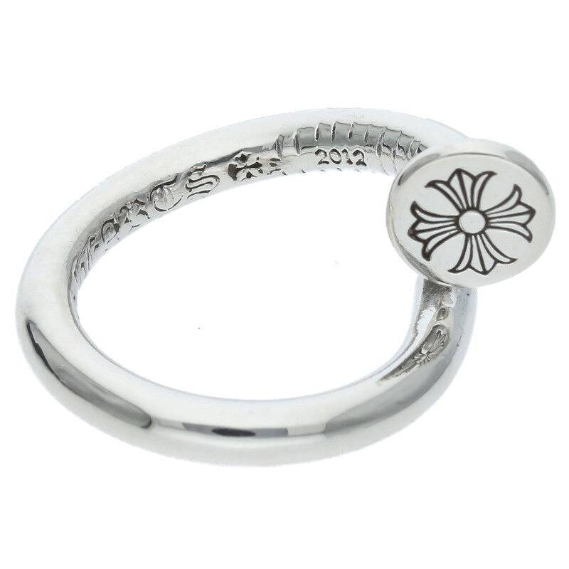 Chrome Hearts Nail Flat Silver Ring Size ONE SIZE
