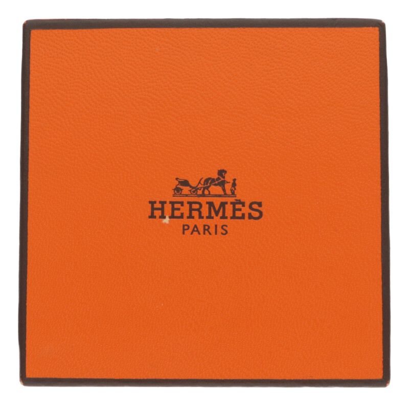 HERMES Osmose GM Silver Ring Size ONE SIZE