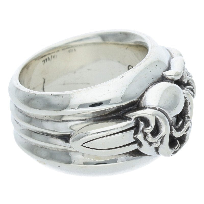 Chrome Hearts Dagger Heart Silver Ring Size ONE SIZE