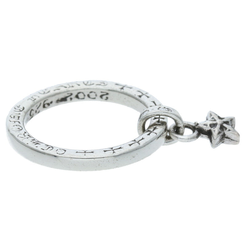 Chrome Hearts NTFL W Star Motif Silver Ring Size ONE SIZE