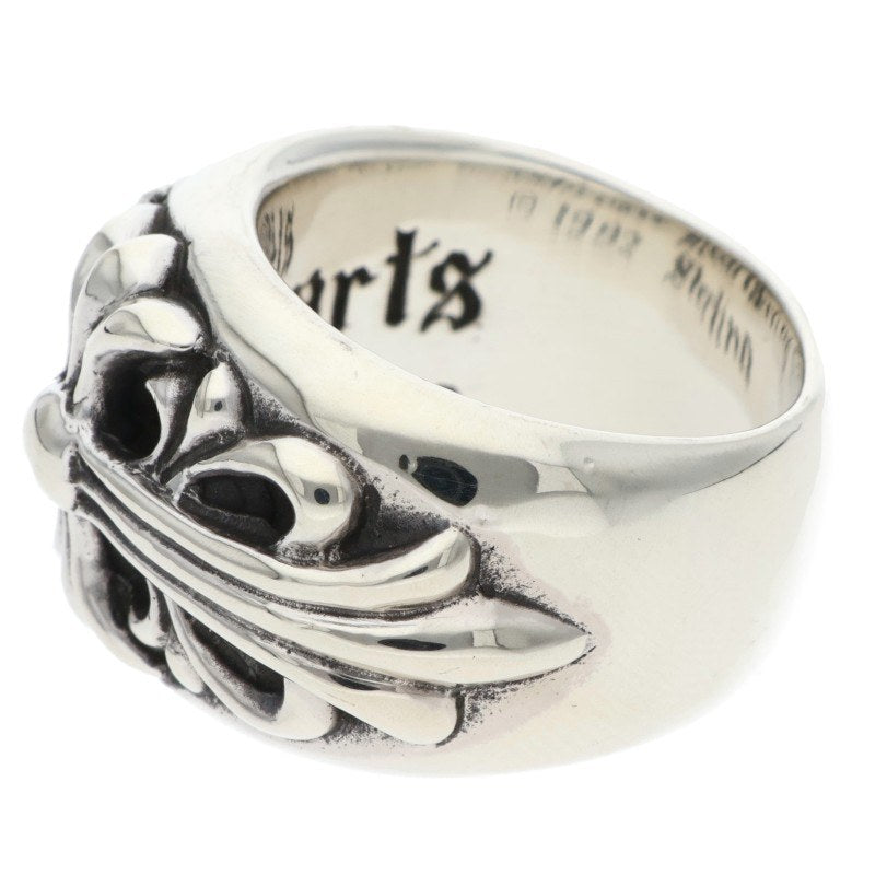 Chrome Hearts FLRL CRS Sterling Silver Ring Size ONE SIZE