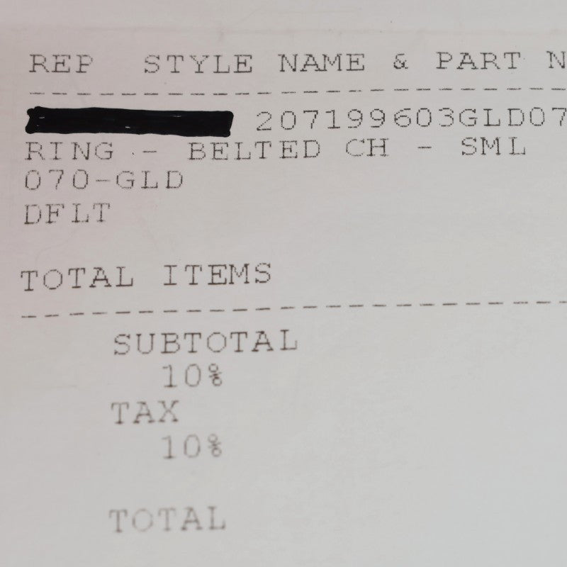 Chrome Hearts 22K Belted CH Logo Small Gold Size ONE SIZE