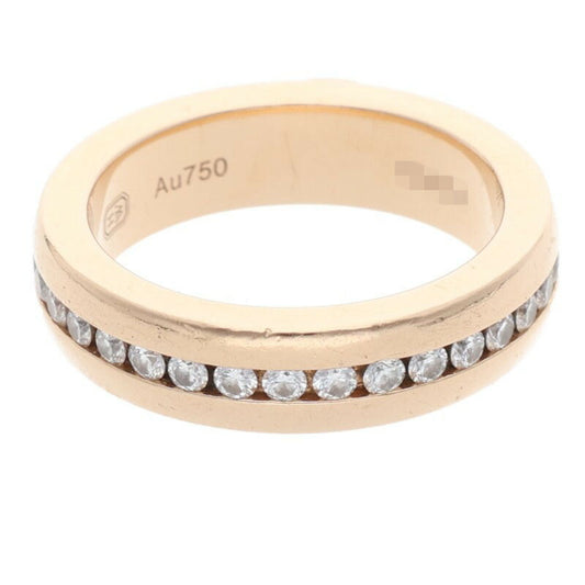 HARRY WINSTON HW Logo Diamond 18K YG Ring Size ONE SIZE