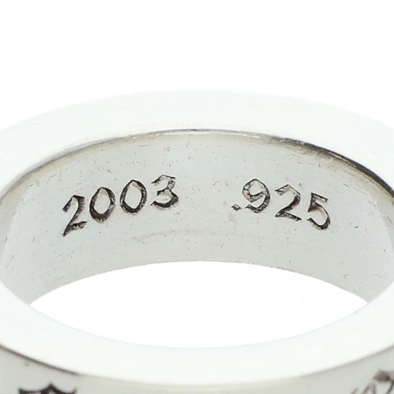 Chrome Hearts 6mm SPACER FOREVER Silver Ring Size US 4.5