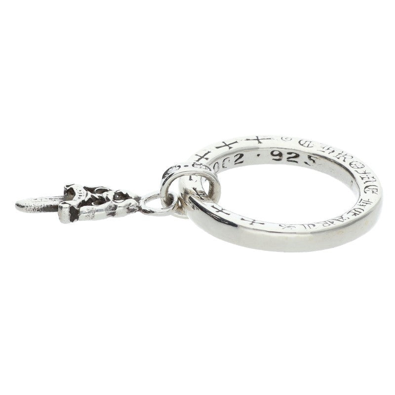 Chrome Hearts NTFL W Dagger Silver Ring Size US 6.5
