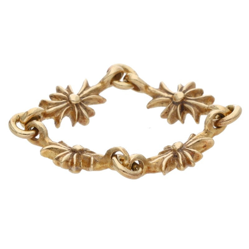 Chrome Hearts 22K Tiny E CH Plus Gold Ring Size JP 15