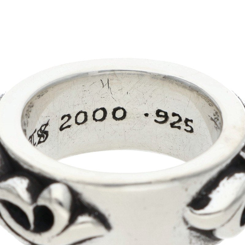 Chrome Hearts DBL NARROW VINE BAND Silver Ring Size US 4.5