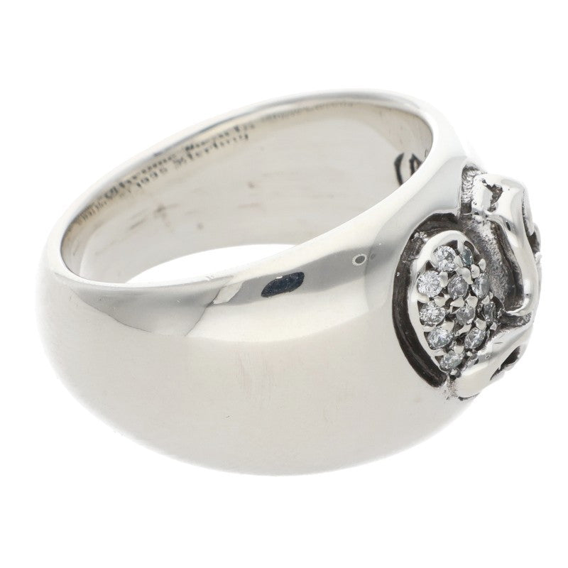 Chrome Hearts Heart In Band Pave Diamond Size ONE SIZE