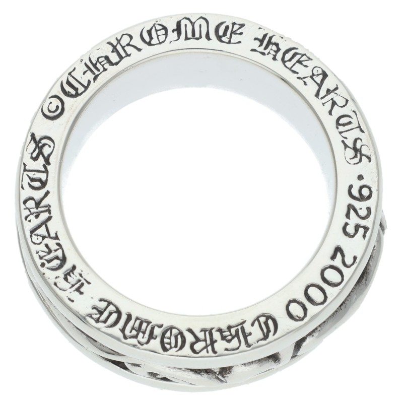 Chrome Hearts Spinner Scroll Silver Ring Size ONE SIZE