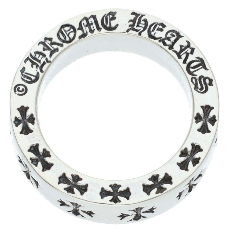 Chrome Hearts 6mm Spacer Forever Silver Ring Size US 5