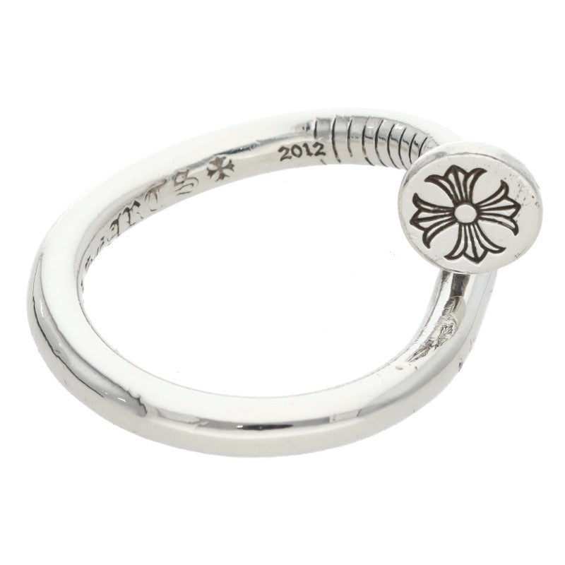 Chrome Hearts NAIL FLAT Silver Ring Size ONE SIZE
