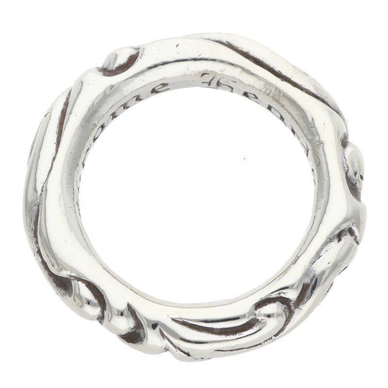 Chrome Hearts SCRL BAND Ring Silver Size US 6 (Silver 7.87g)