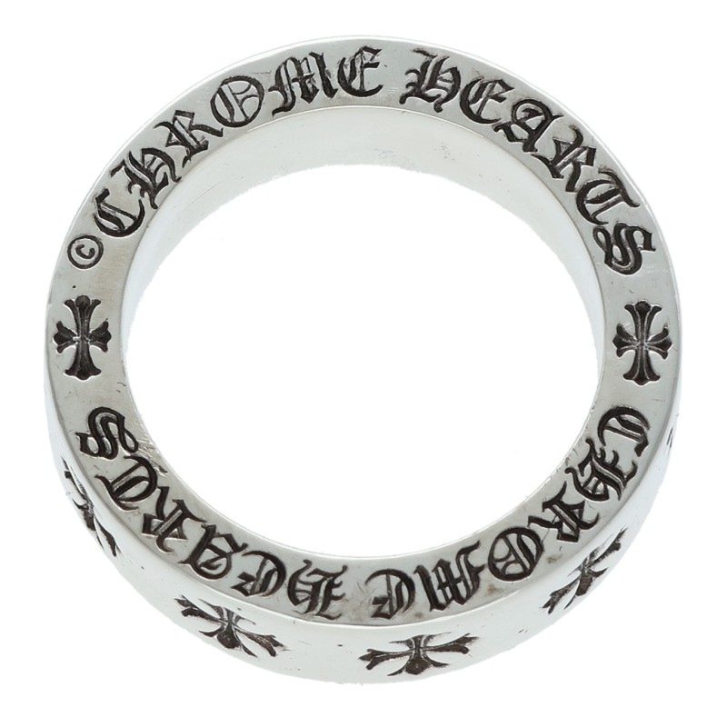 Chrome Hearts 6mm SPACER FOREVER Silver Ring Size ONE SIZE