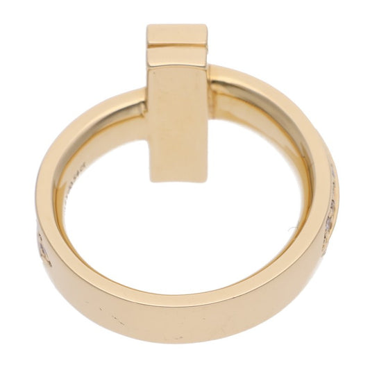 TIFFANY&Co. T One K18YG Diamond Ring Size ONE SIZE