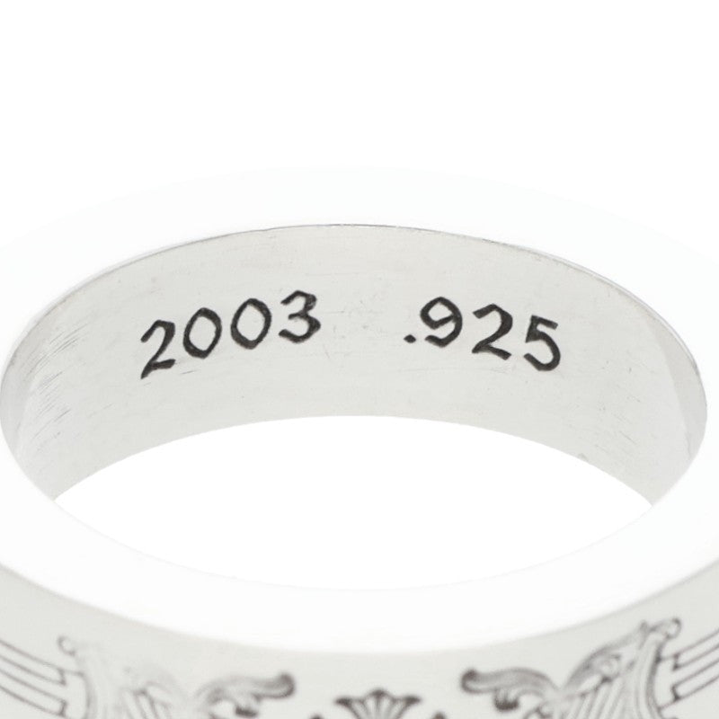 Chrome Hearts 6mm Spacer Dagger Silver Ring Size US 6.5