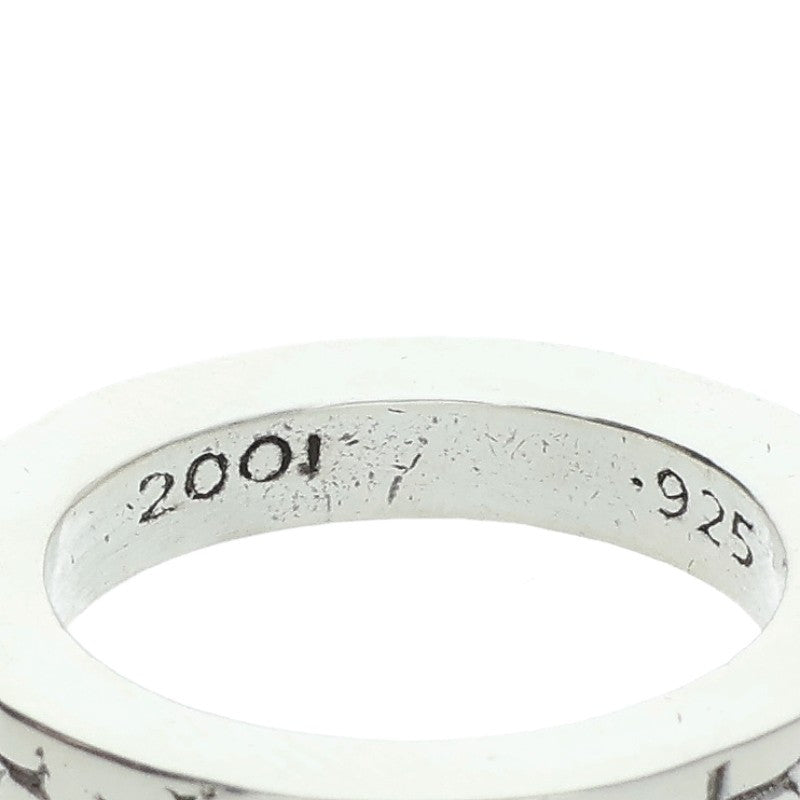 Chrome Hearts 3mm Spacer FUCKYOU Silver Ring Size ONE SIZE