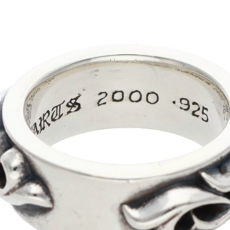 Chrome Hearts DBL Narrow Vine Band Silver Ring Size JP 18.5