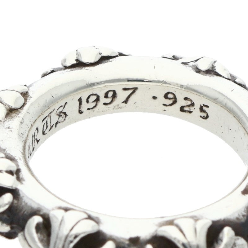 Chrome Hearts CROSS BAND Silver Ring Size ONE SIZE