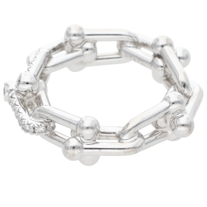 TIFFANY&Co. HardWear K18WG Diamond Small Link Size ONE SIZE