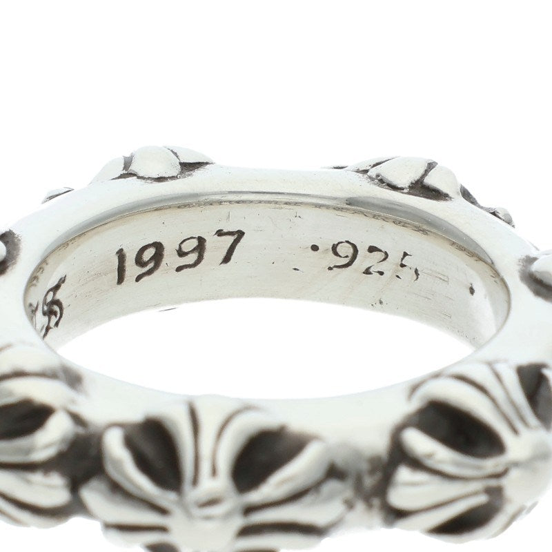 Chrome Hearts CROSS BAND Silver Ring Size ONE SIZE