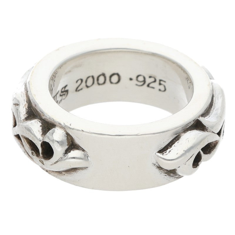 Chrome Hearts DBL NARROW VINE BAND Silver Ring Size US 5