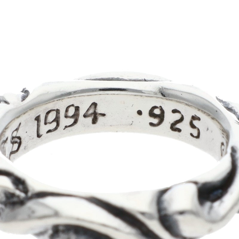 Chrome Hearts SCRL BAND Ring Silver (Silver 5.2g)