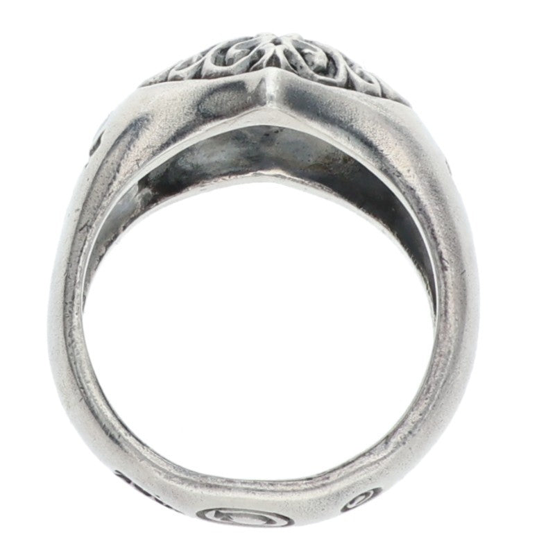 GABOR Holding R-7H Half Heart Silver Ring Size ONE SIZE