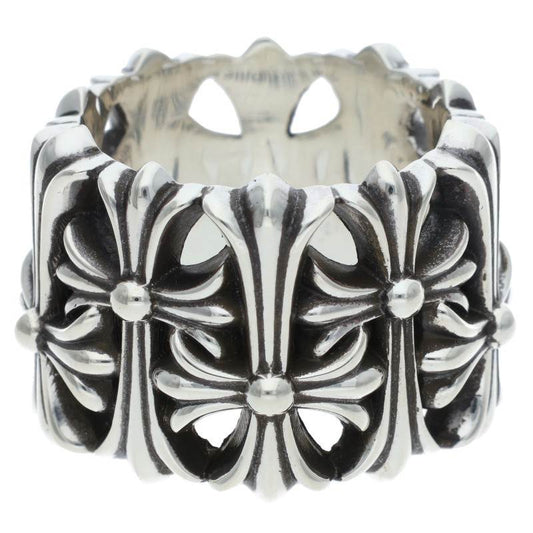 Chrome Hearts Cemetery Cross Silver Ring Size ONE SIZE