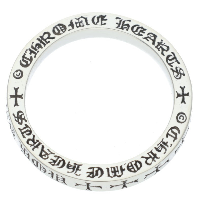 Chrome Hearts 3mm Spacer FUCKYOU Silver Ring Size ONE SIZE