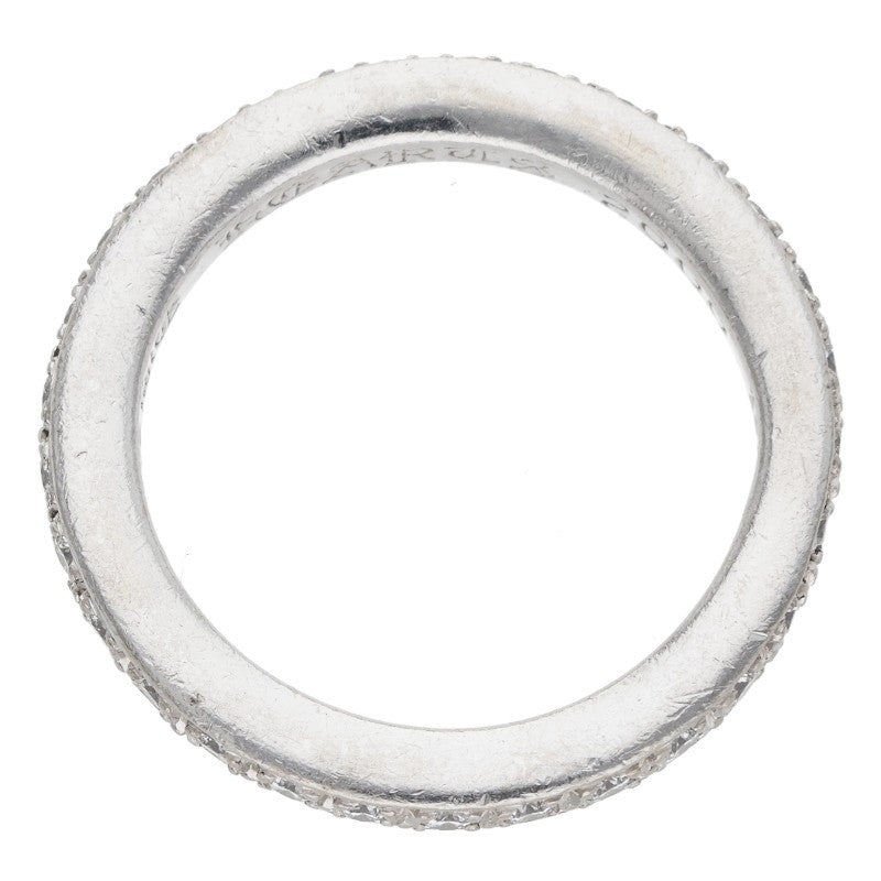 Chrome Hearts 18K WG Pave Diamond Ring Size US 7.5