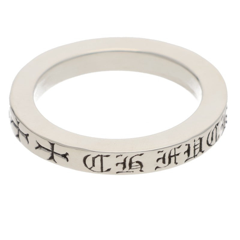 Chrome Hearts 3mm SPACER FUCKYOU Silver Ring Size ONE SIZE