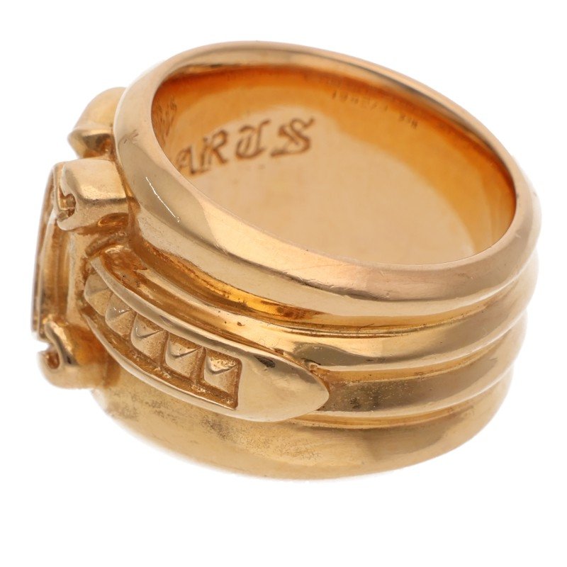 Chrome Hearts 22K Dagger Gold Ring Size US 4.5