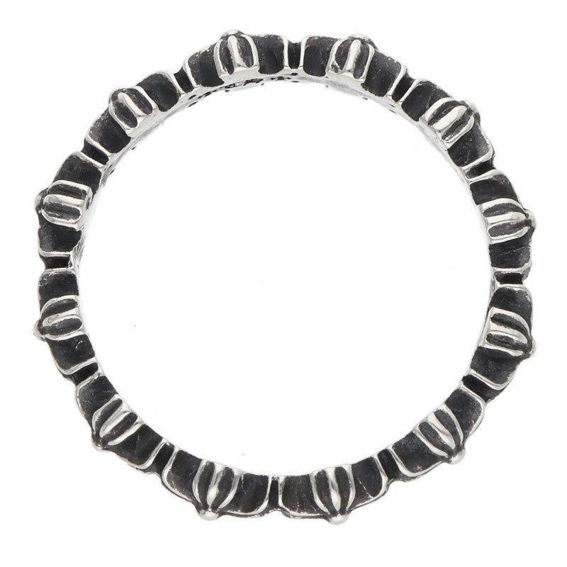 Chrome Hearts TINY E CH PLS BAND Silver Ring Size ONE SIZE