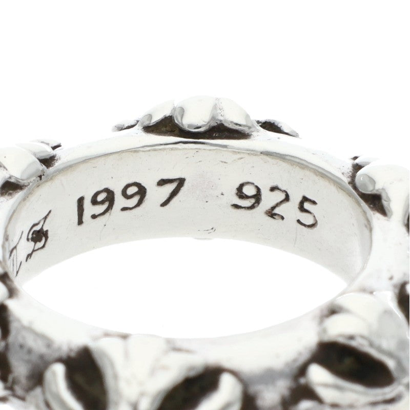 Chrome Hearts CROSS BAND Silver Ring Size ONE SIZE