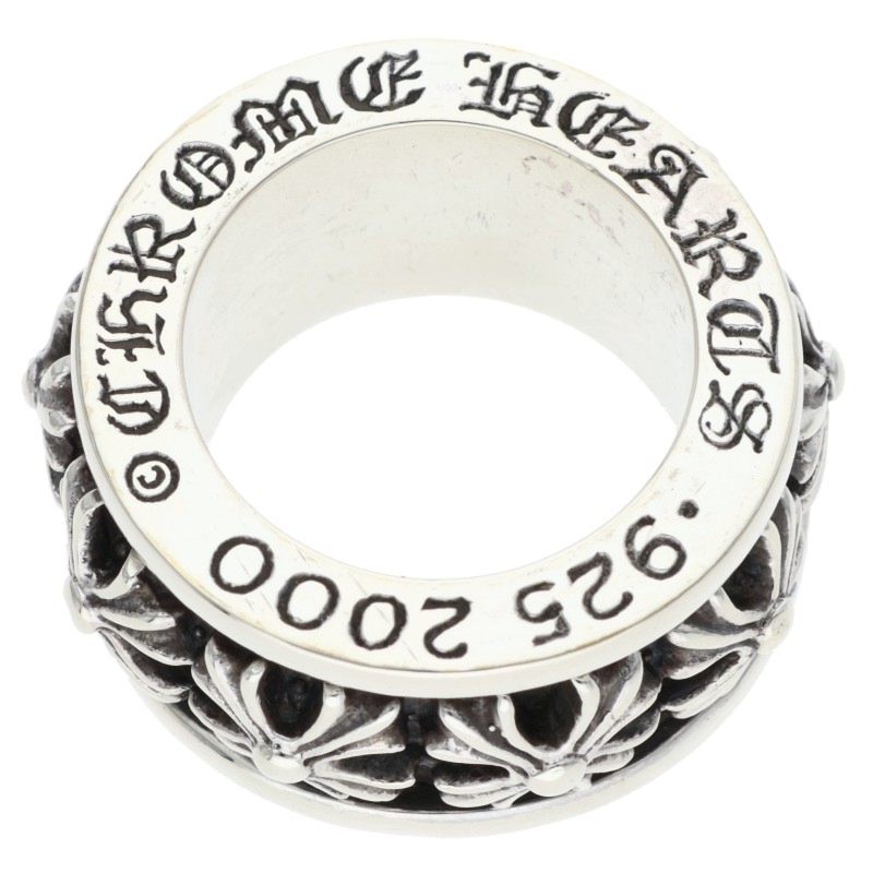 Chrome Hearts Spinner CH X Silver Ring Size ONE SIZE