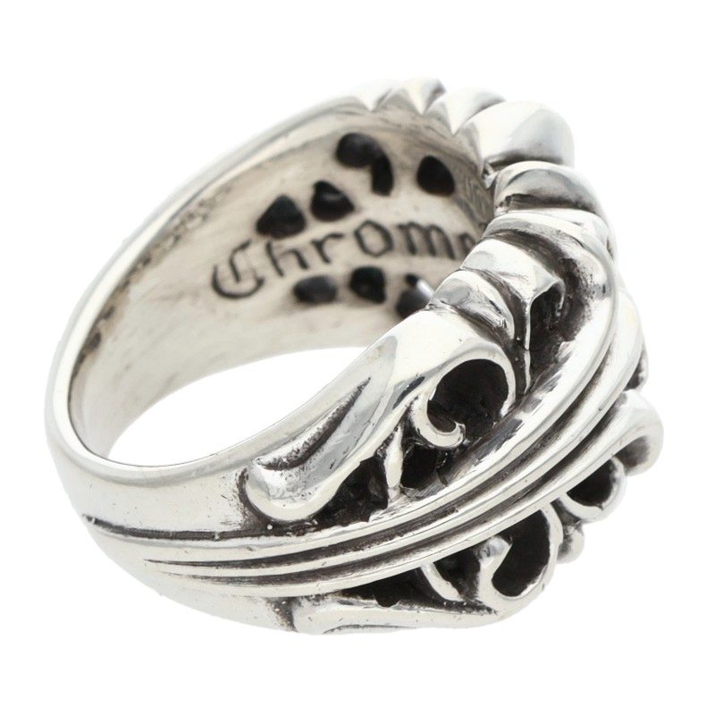 Chrome Hearts K&T Silver Ring Size ONE SIZE