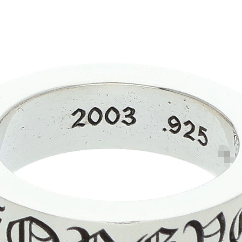 Chrome Hearts 6mm Spacer Forever Silver Ring Size ONE SIZE