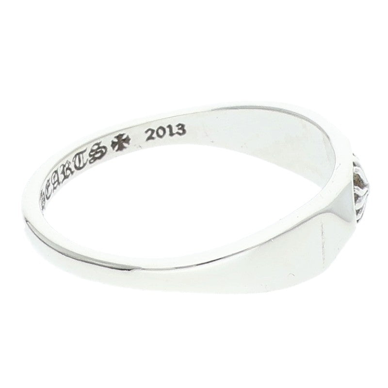 Chrome Hearts BUBBLGM PYRAMID PLS Silver Ring Size US 6