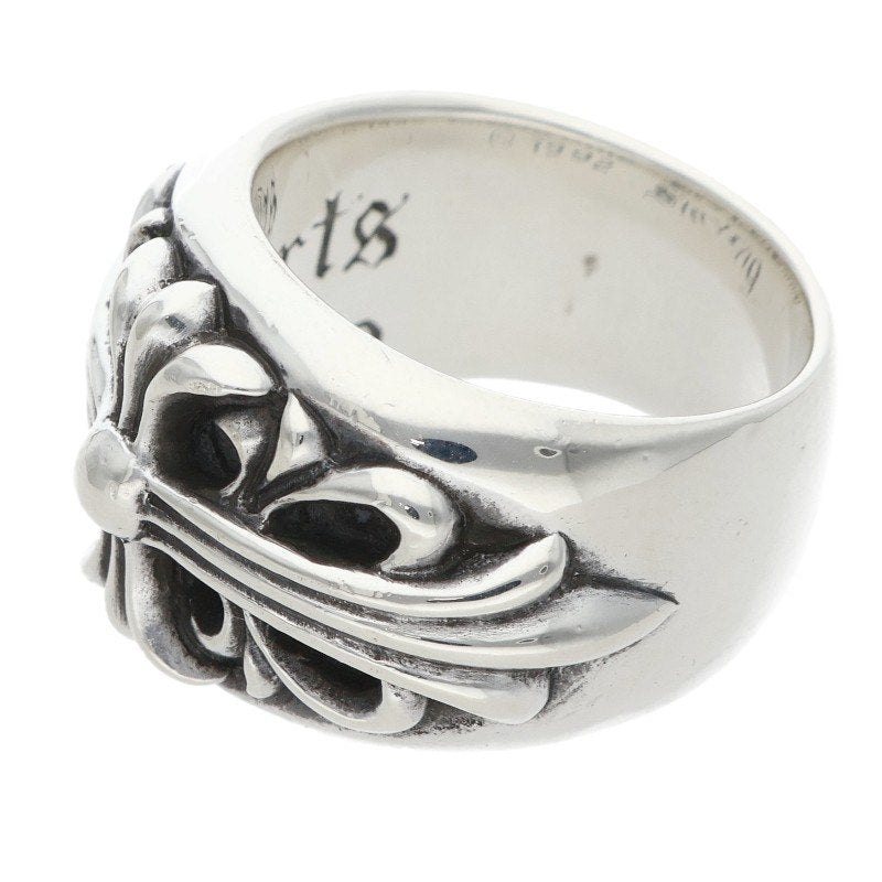 Chrome Hearts FLRL CRS Sterling Silver Ring Size US 5