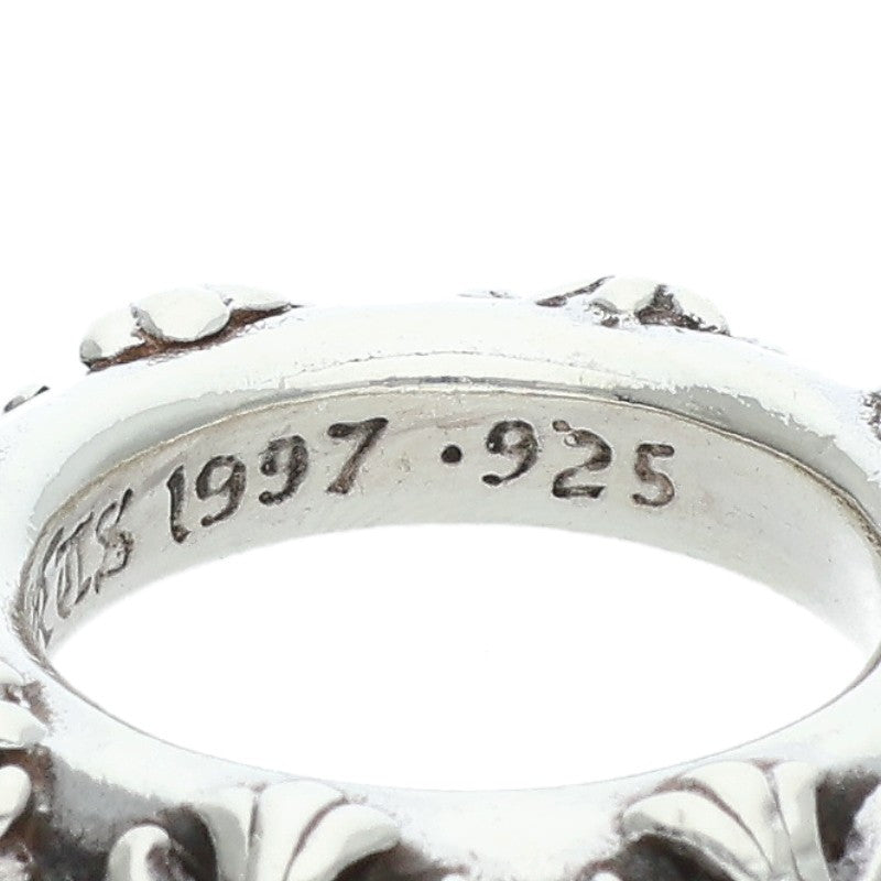 Chrome Hearts CROSS BAND Silver Ring Size US 6