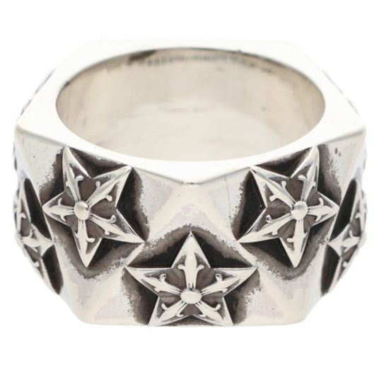 Chrome Hearts PENTAGON STAR Silver Ring Size ONE SIZE