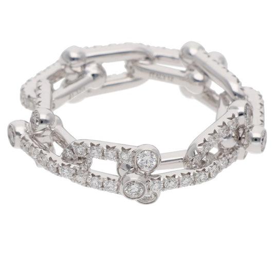 TIFFANY&Co. Hardware Small Link K18WG Pave Size ONE SIZE