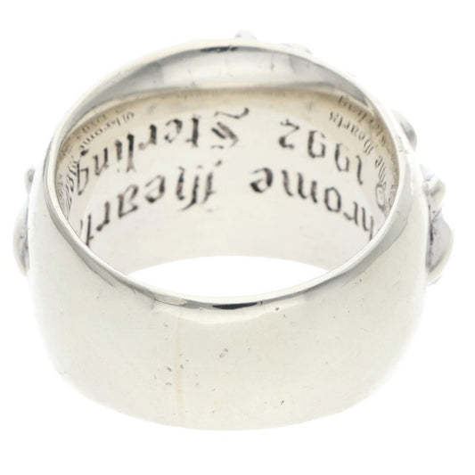 Chrome Hearts FLRL CRS Sterling Silver Ring Size ONE SIZE