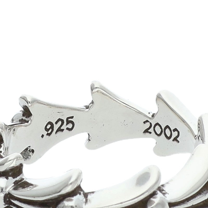 Chrome Hearts CROSS TAIL Silver Ring Size US 4.5